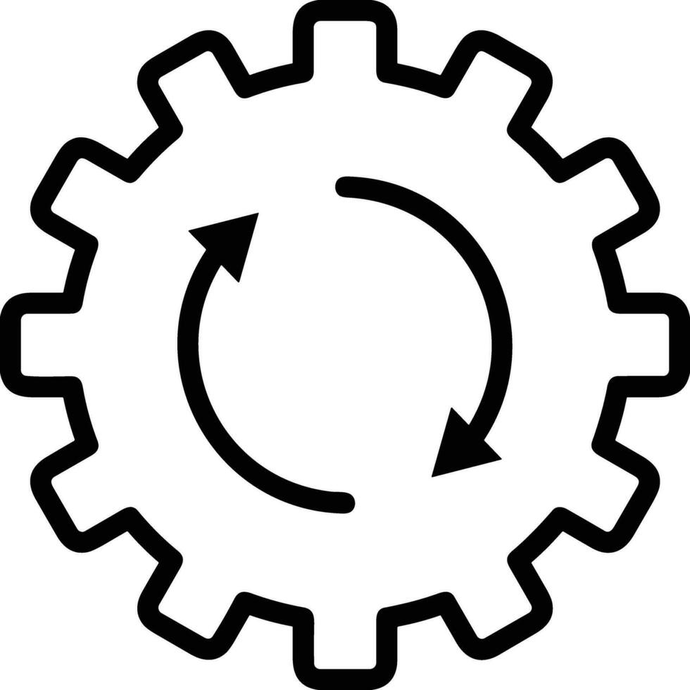 Ausrüstung Rahmen Symbol Symbol Vektor Bild. Illustration von das industriell Rad mechine Mechanismus Design Bild