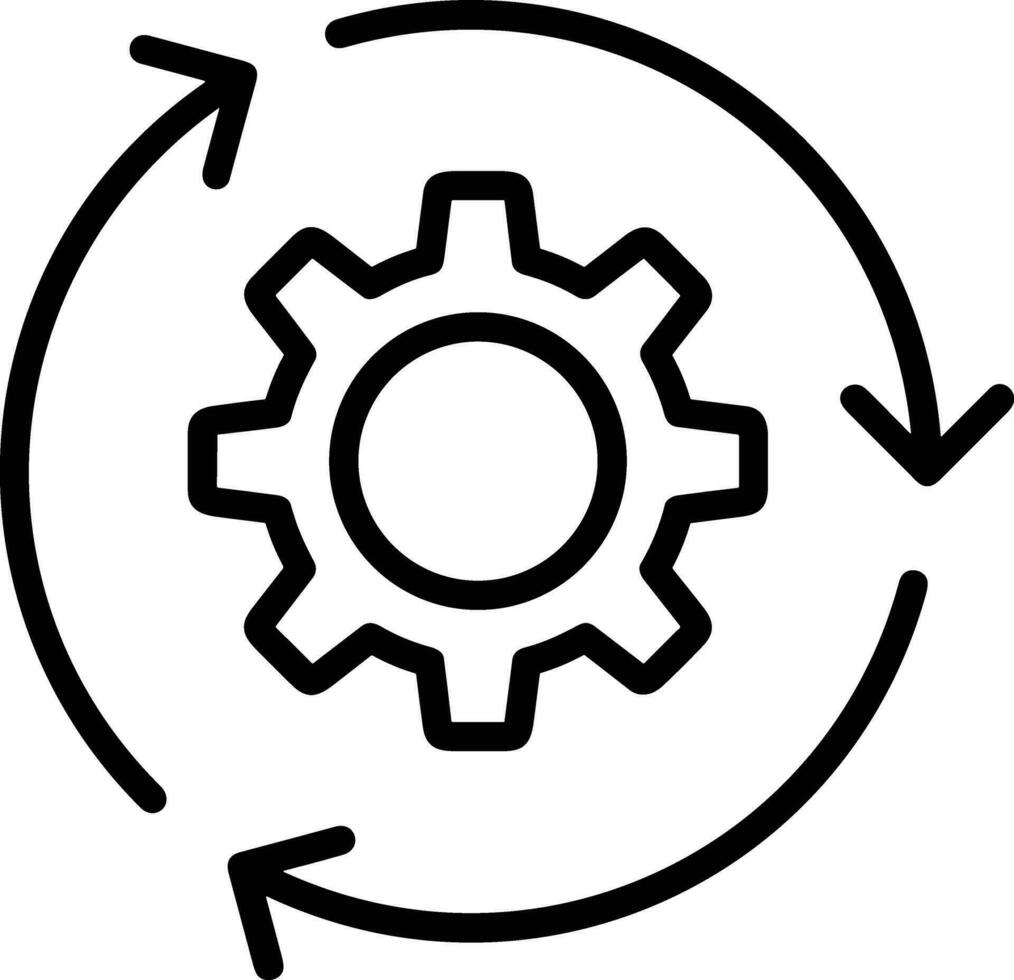 Ausrüstung Rahmen Symbol Symbol Vektor Bild. Illustration von das industriell Rad mechine Mechanismus Design Bild