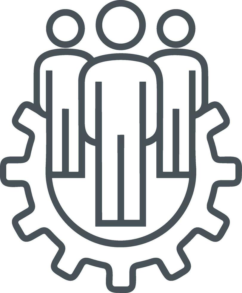 Ausrüstung Rahmen Symbol Symbol Vektor Bild. Illustration von das industriell Rad mechine Mechanismus Design Bild