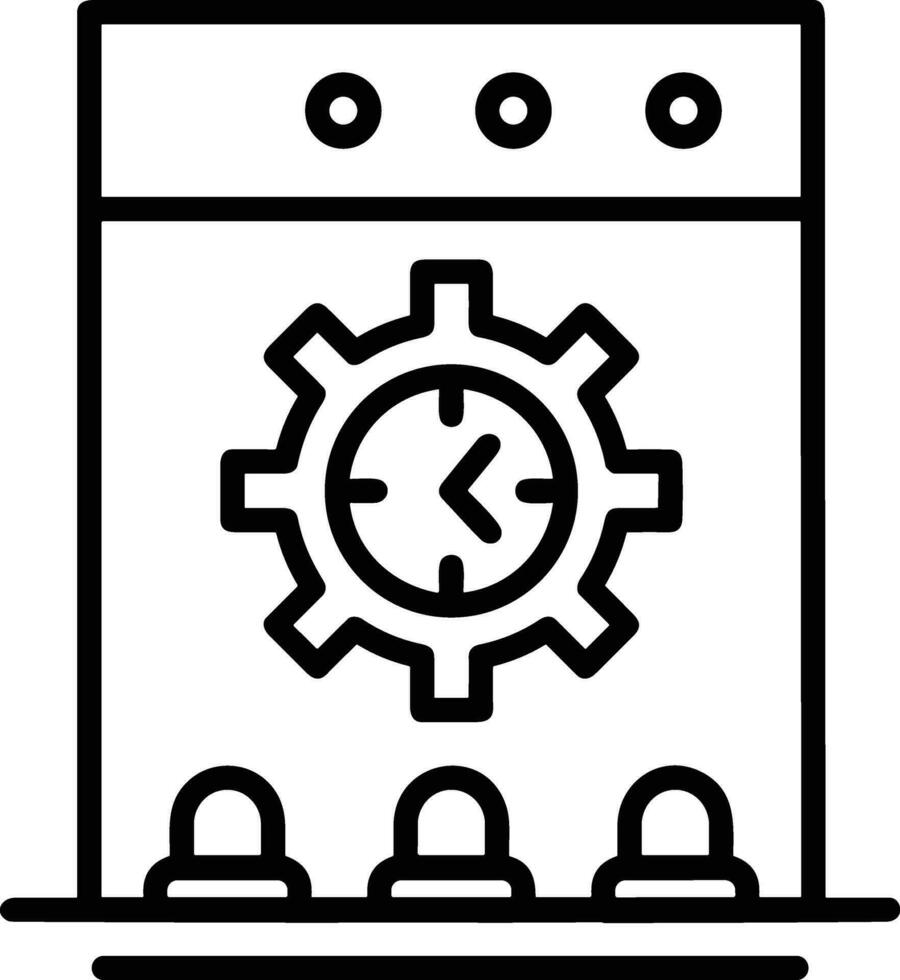 redskap miljö symbol ikon vektor bild. illustration av de industriell hjul mekanik mekanism design bild