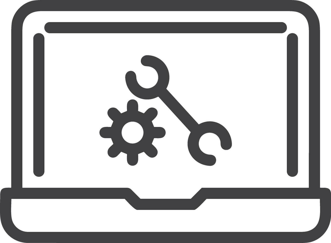 redskap miljö symbol ikon vektor bild. illustration av de industriell hjul mekanik mekanism design bild