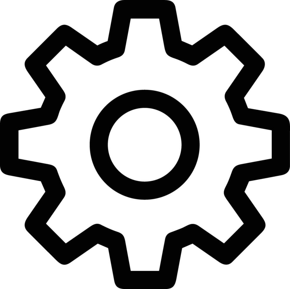 Ausrüstung Rahmen Symbol Symbol Vektor Bild. Illustration von das industriell Rad mechine Mechanismus Design Bild