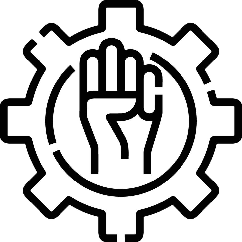 redskap miljö symbol ikon vektor bild. illustration av de industriell hjul mekanik mekanism design bild