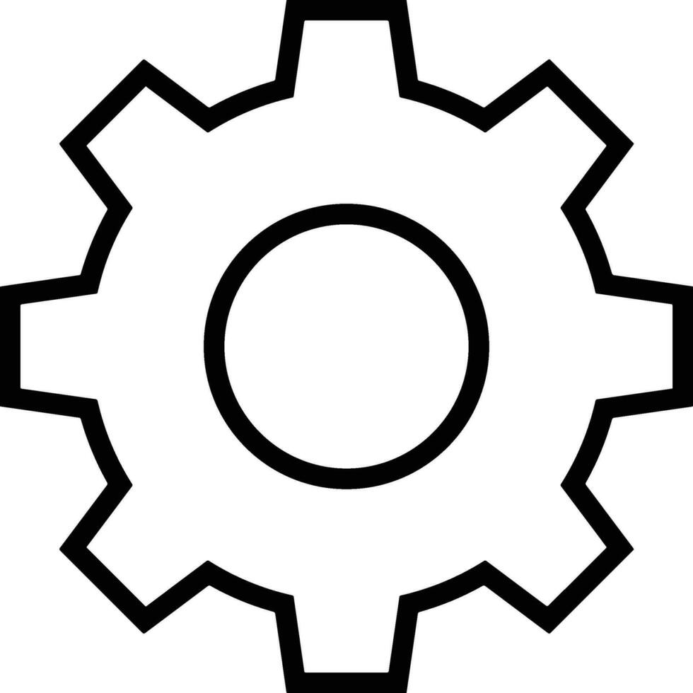 Ausrüstung Rahmen Symbol Symbol Vektor Bild. Illustration von das industriell Rad mechine Mechanismus Design Bild