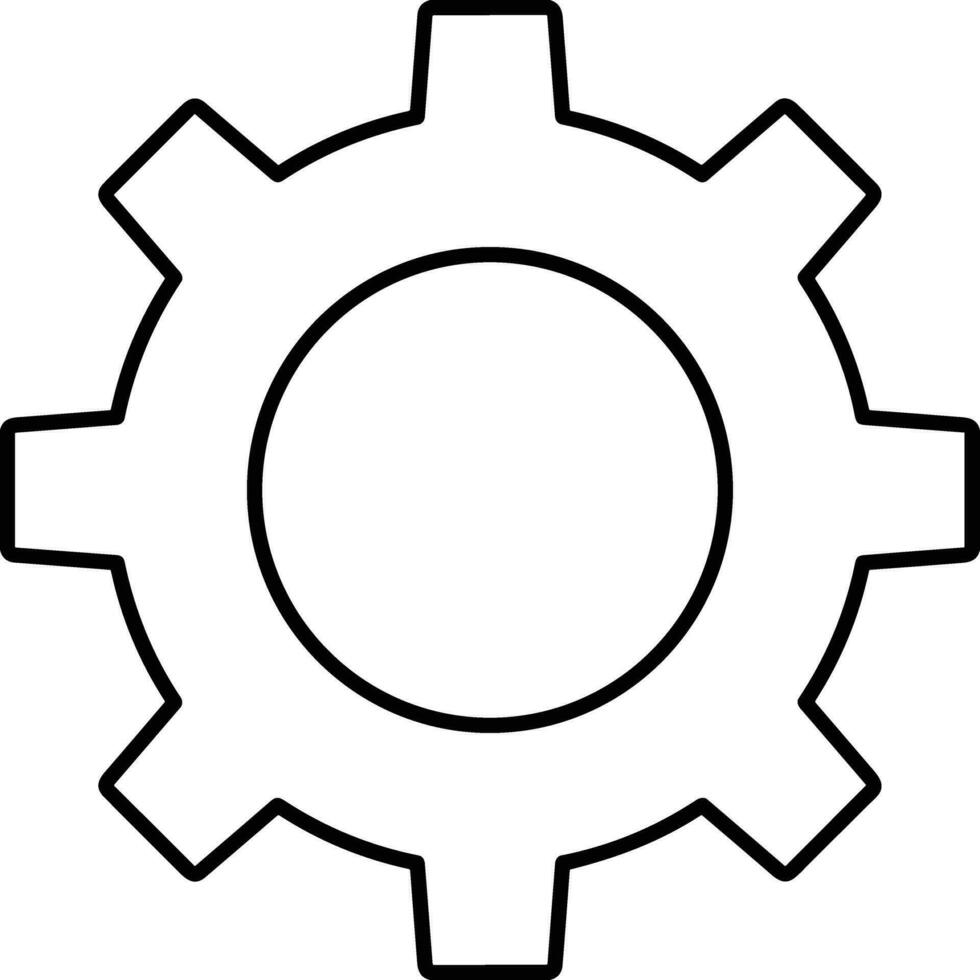 Ausrüstung Rahmen Symbol Symbol Vektor Bild. Illustration von das industriell Rad mechine Mechanismus Design Bild