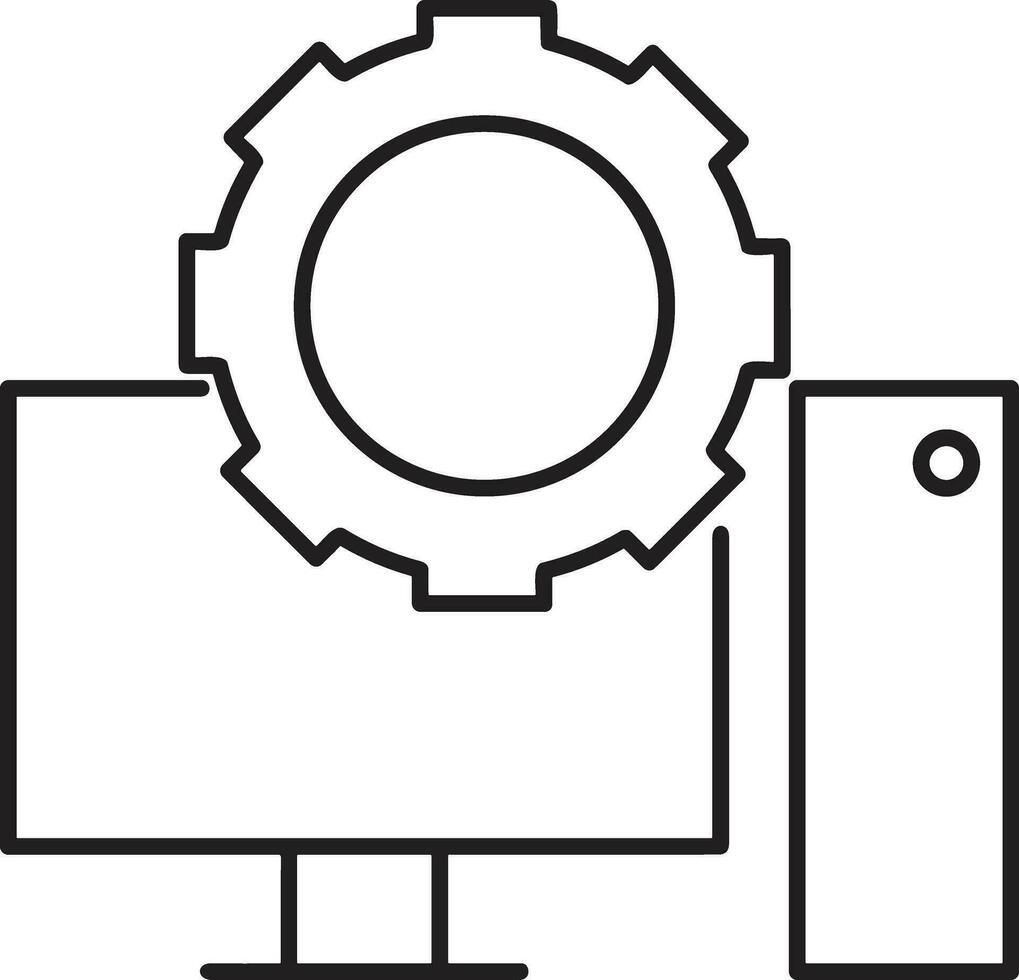 redskap miljö symbol ikon vektor bild. illustration av de industriell hjul mekanik mekanism design bild