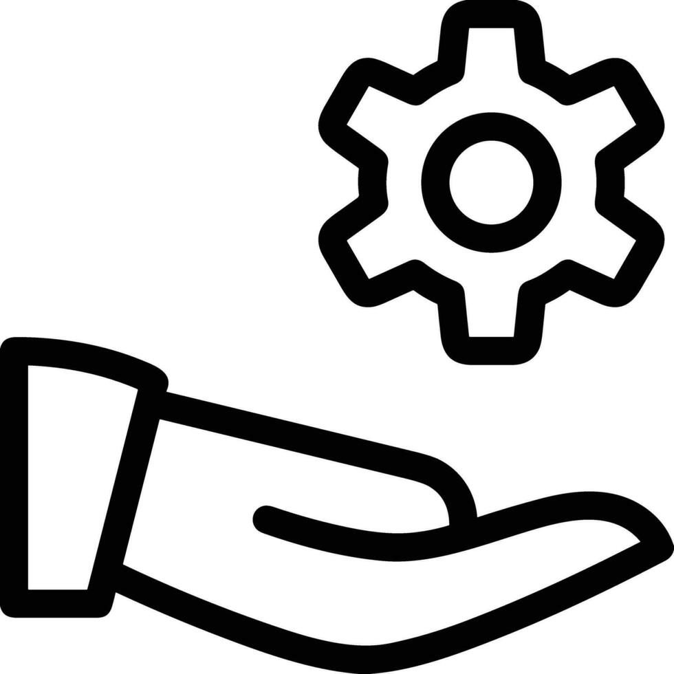 Ausrüstung Rahmen Symbol Symbol Vektor Bild. Illustration von das industriell Rad mechine Mechanismus Design Bild