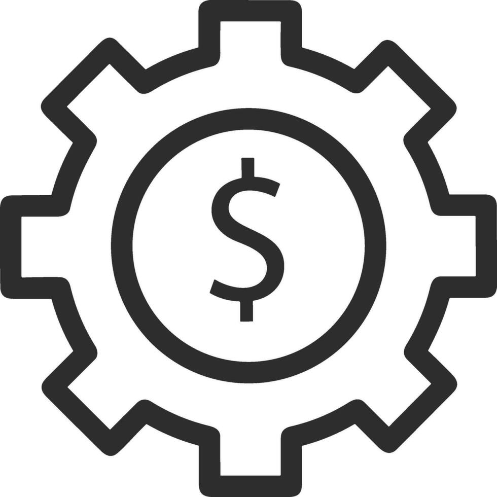 Ausrüstung Rahmen Symbol Symbol Vektor Bild. Illustration von das industriell Rad mechine Mechanismus Design Bild