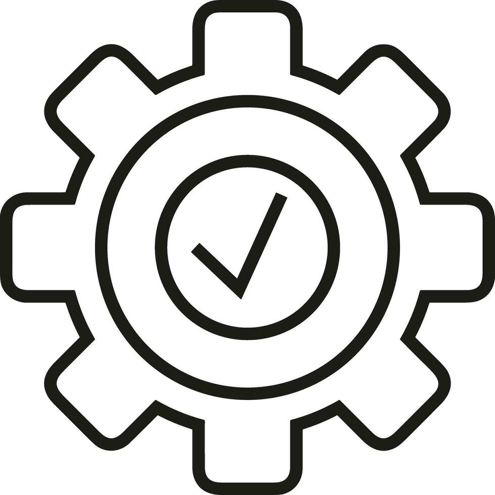 Ausrüstung Rahmen Symbol Symbol Vektor Bild. Illustration von das industriell Rad mechine Mechanismus Design Bild