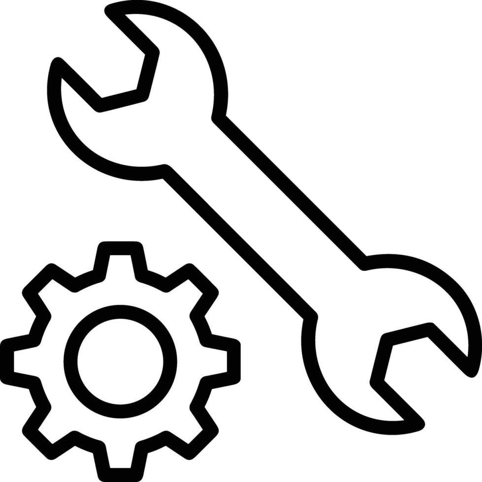 Ausrüstung Rahmen Symbol Symbol Vektor Bild. Illustration von das industriell Rad mechine Mechanismus Design Bild