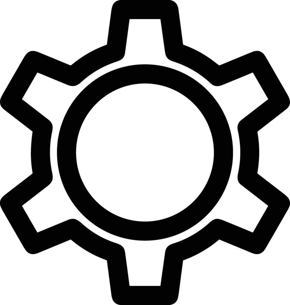 Ausrüstung Rahmen Symbol Symbol Vektor Bild. Illustration von das industriell Rad mechine Mechanismus Design Bild