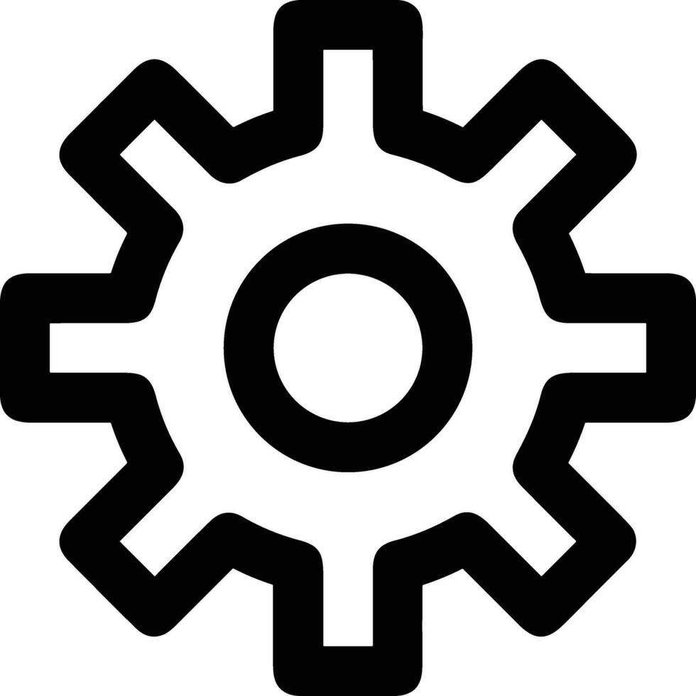 Ausrüstung Rahmen Symbol Symbol Vektor Bild. Illustration von das industriell Rad mechine Mechanismus Design Bild