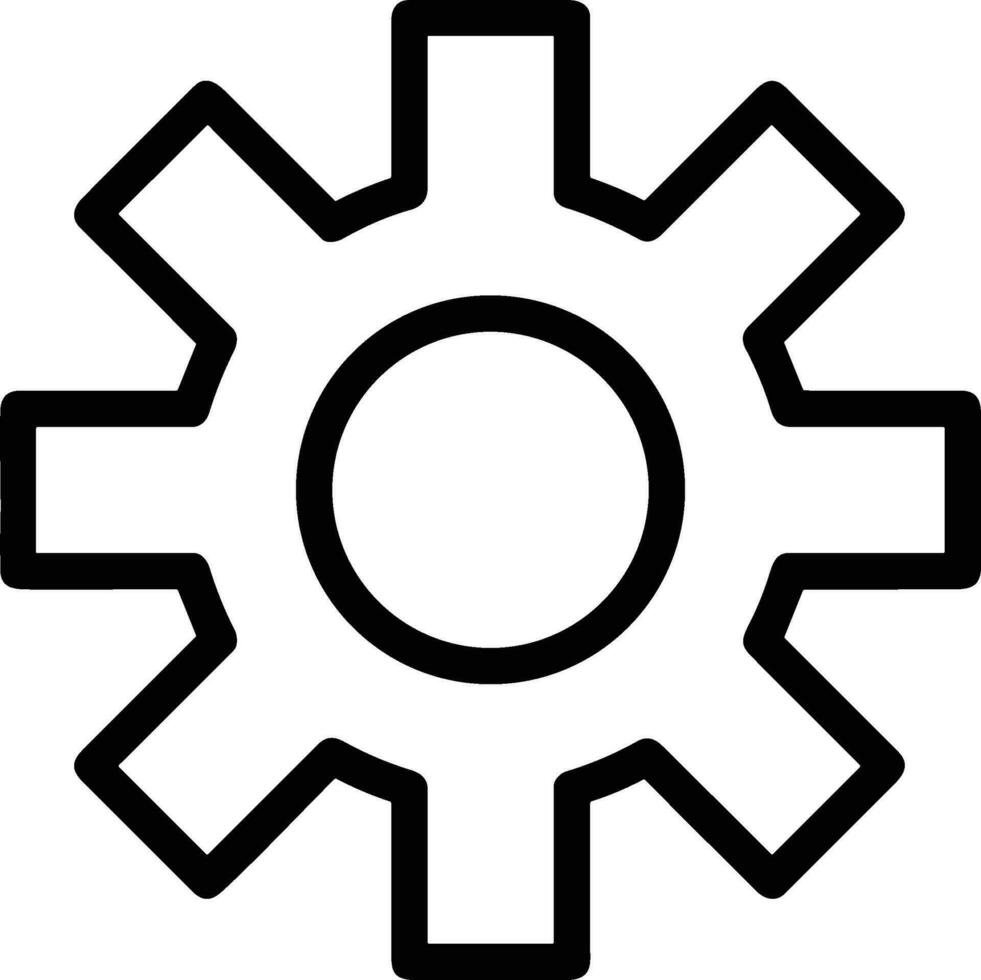 Ausrüstung Rahmen Symbol Symbol Vektor Bild. Illustration von das industriell Rad mechine Mechanismus Design Bild