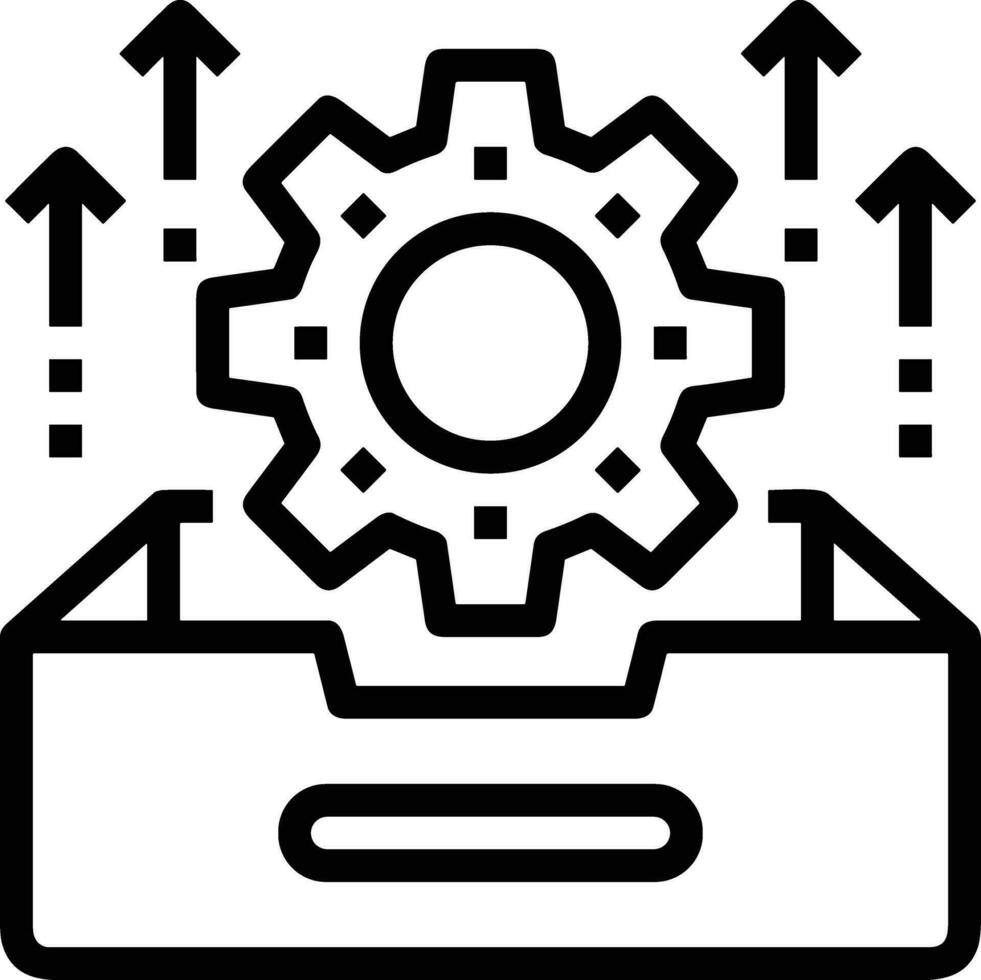 redskap miljö symbol ikon vektor bild. illustration av de industriell hjul mekanik mekanism design bild