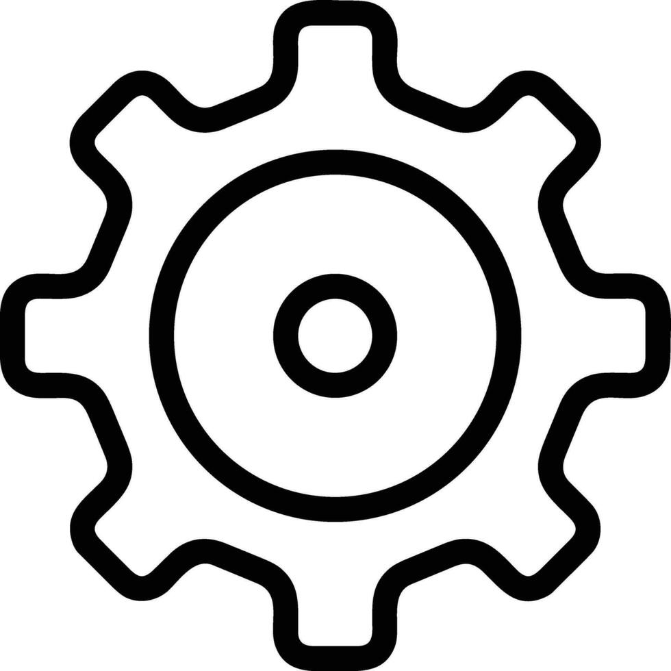 Ausrüstung Rahmen Symbol Symbol Vektor Bild. Illustration von das industriell Rad mechine Mechanismus Design Bild