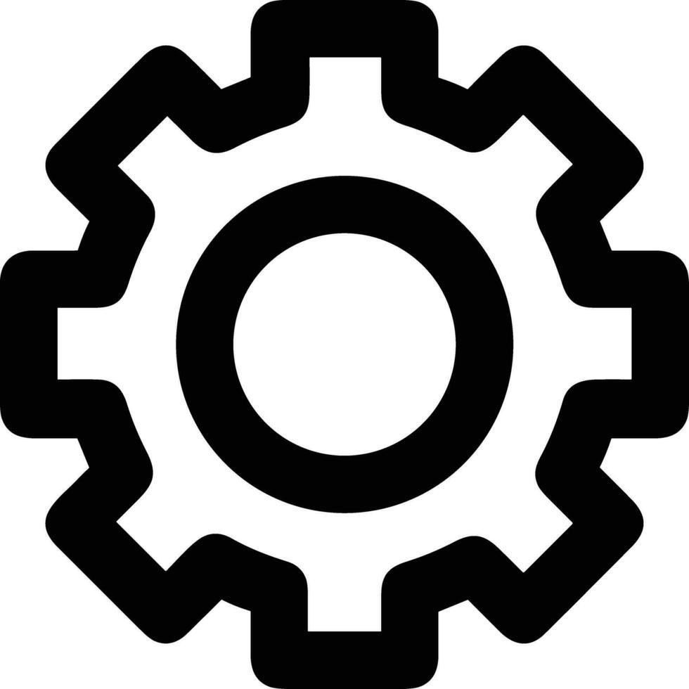 Ausrüstung Rahmen Symbol Symbol Vektor Bild. Illustration von das industriell Rad mechine Mechanismus Design Bild