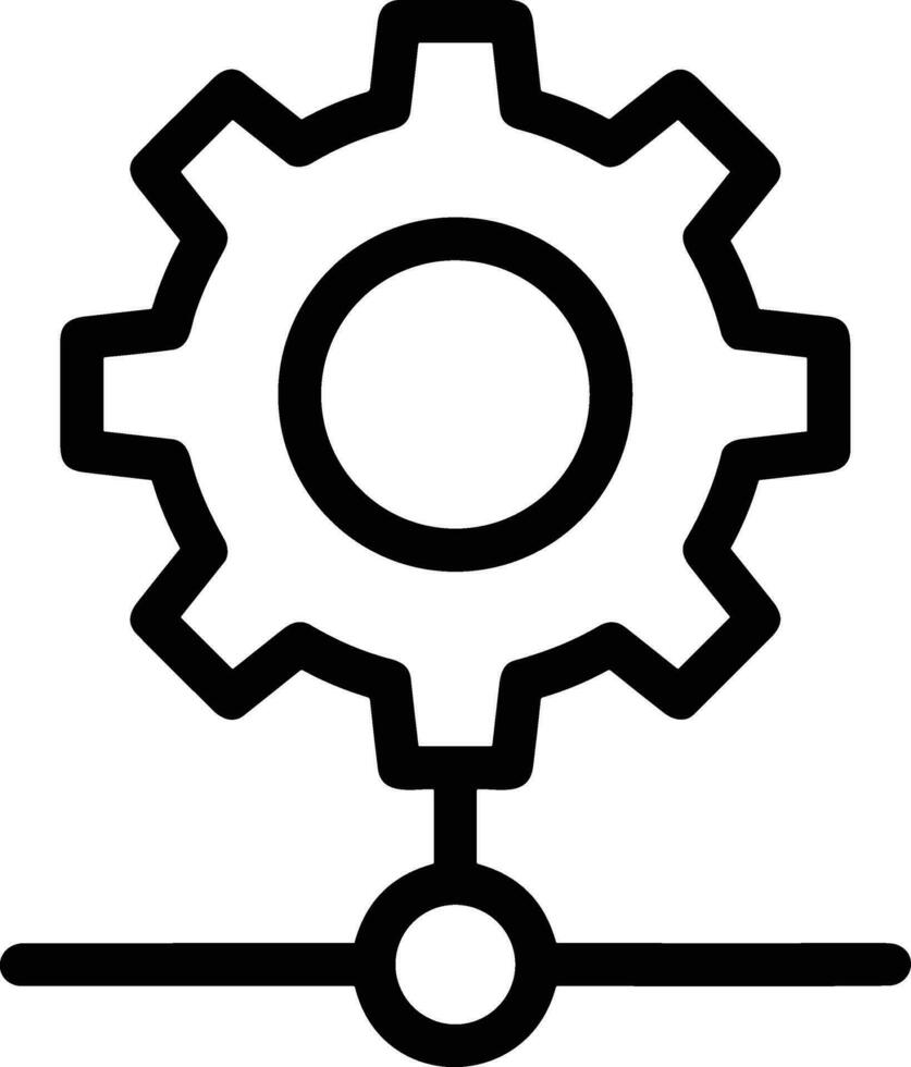 redskap miljö symbol ikon vektor bild. illustration av de industriell hjul mekanik mekanism design bild