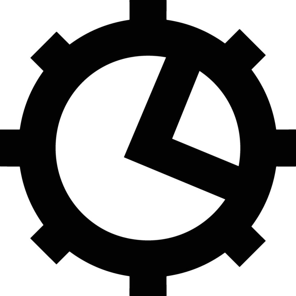 Ausrüstung Rahmen Symbol Symbol Vektor Bild. Illustration von das industriell Rad mechine Mechanismus Design Bild