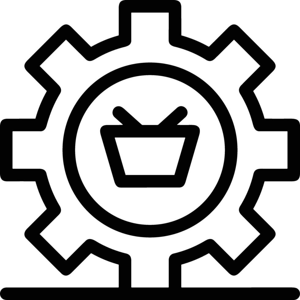 Ausrüstung Rahmen Symbol Symbol Vektor Bild. Illustration von das industriell Rad mechine Mechanismus Design Bild