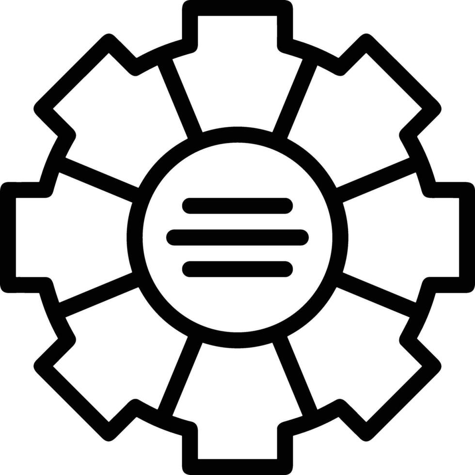 Ausrüstung Rahmen Symbol Symbol Vektor Bild. Illustration von das industriell Rad mechine Mechanismus Design Bild