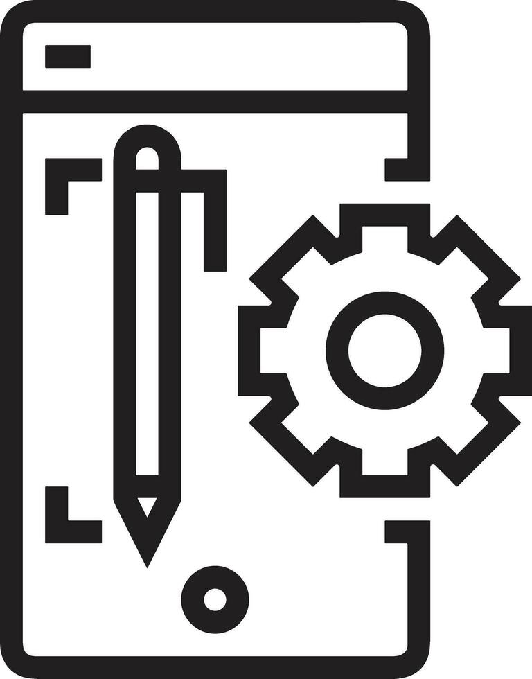 Ausrüstung Rahmen Symbol Symbol Vektor Bild. Illustration von das industriell Rad mechine Mechanismus Design Bild