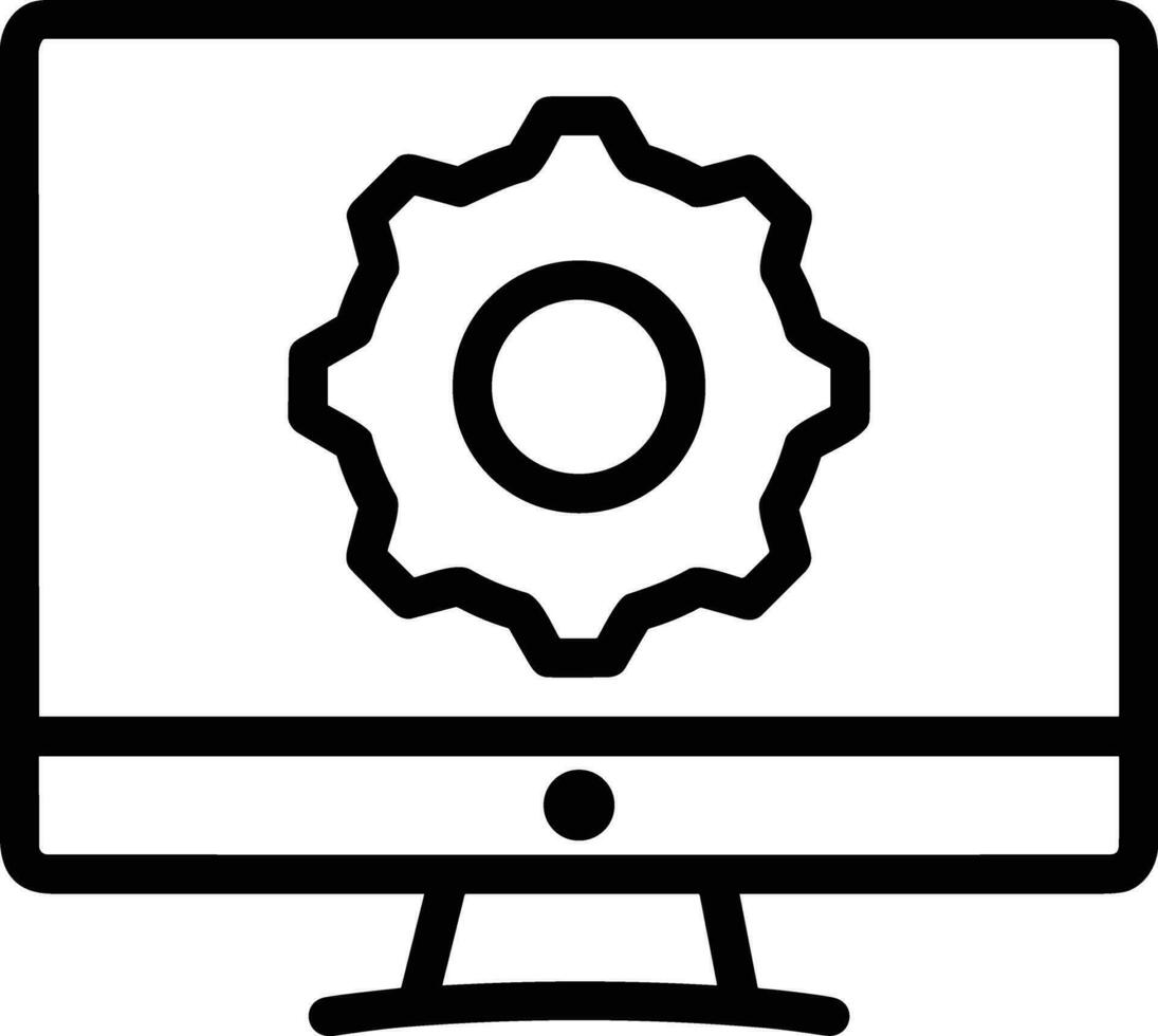 Ausrüstung Rahmen Symbol Symbol Vektor Bild. Illustration von das industriell Rad mechine Mechanismus Design Bild