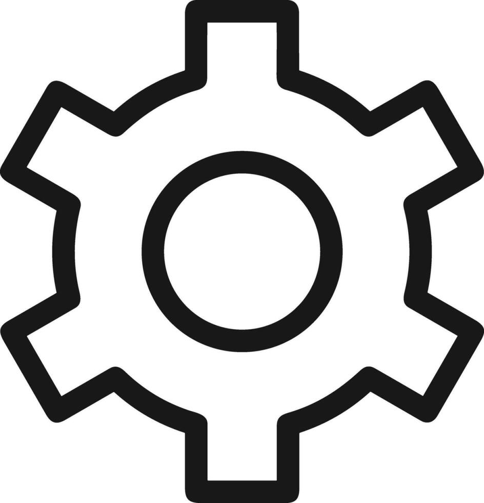 Ausrüstung Rahmen Symbol Symbol Vektor Bild. Illustration von das industriell Rad mechine Mechanismus Design Bild