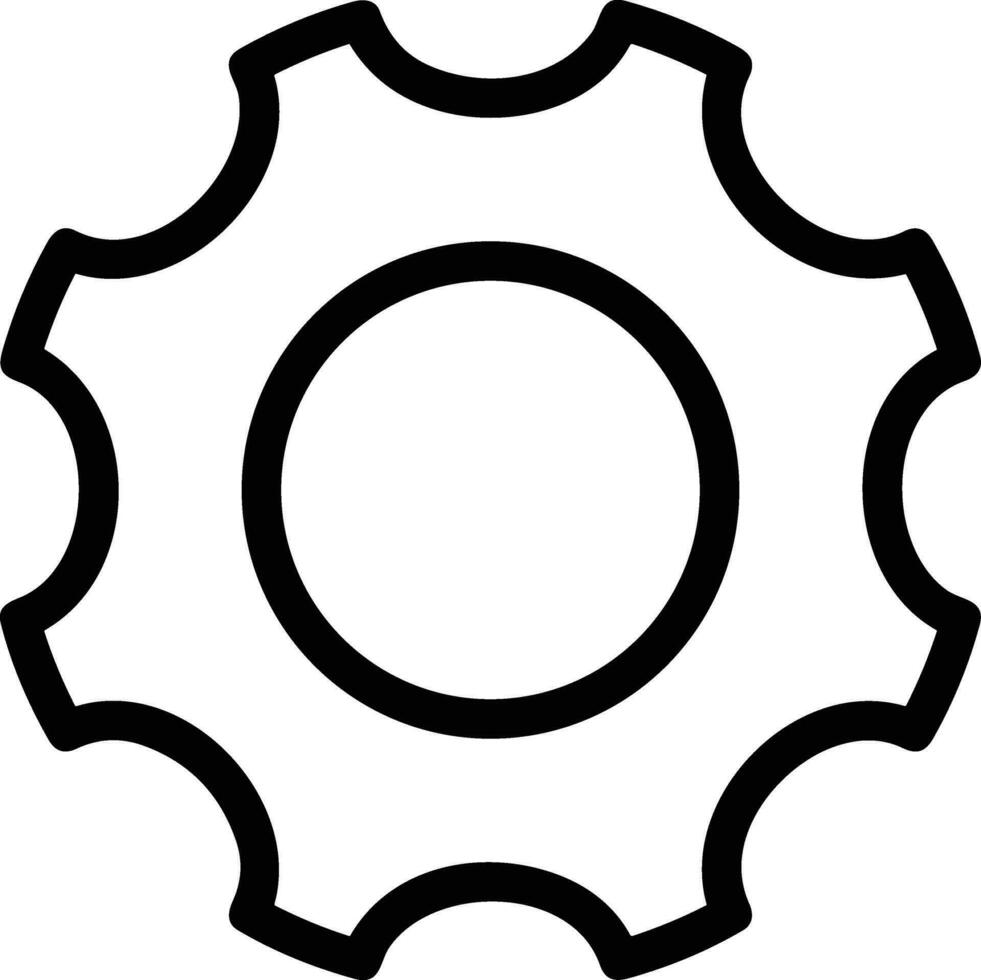 Ausrüstung Rahmen Symbol Symbol Vektor Bild. Illustration von das industriell Rad mechine Mechanismus Design Bild