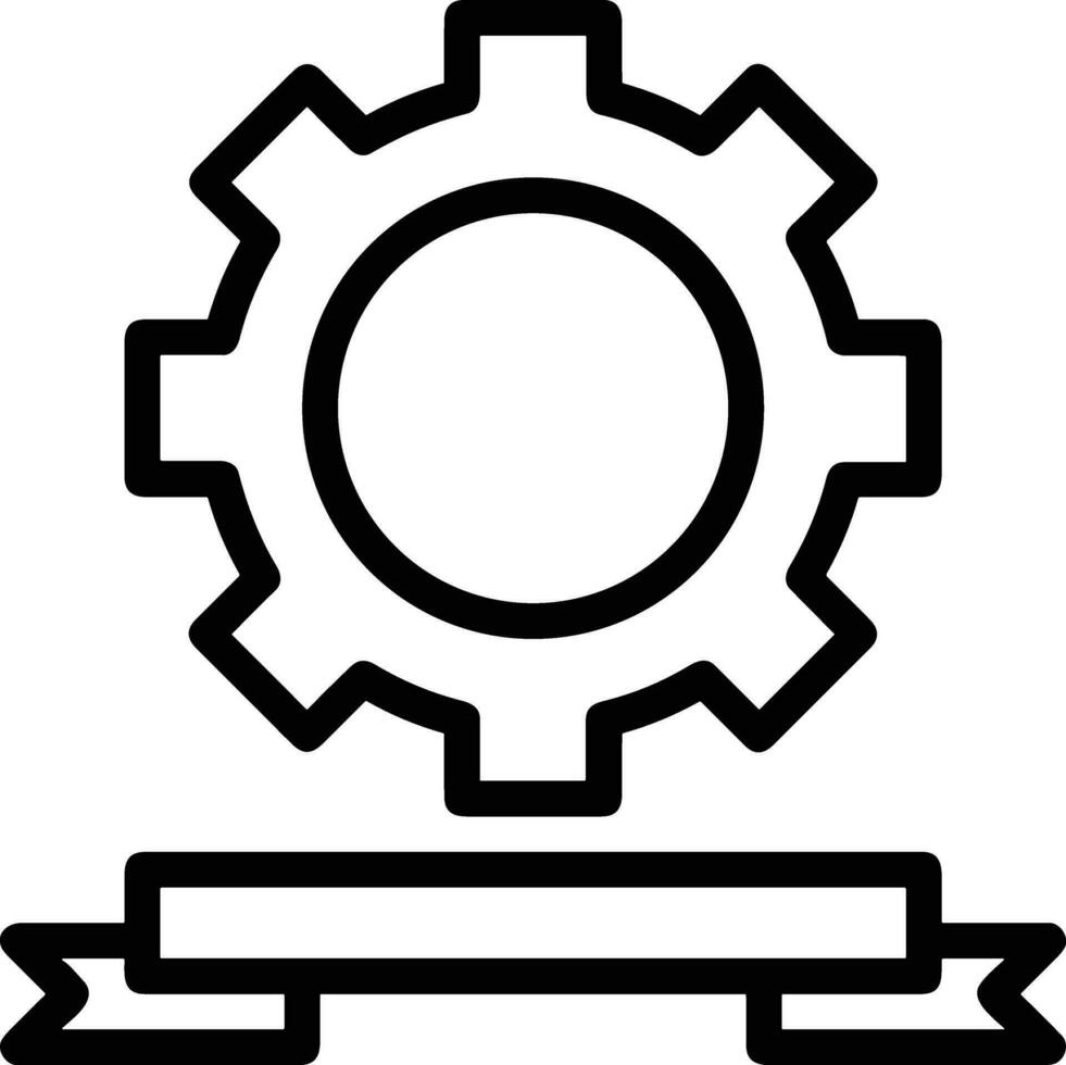 Ausrüstung Rahmen Symbol Symbol Vektor Bild. Illustration von das industriell Rad mechine Mechanismus Design Bild