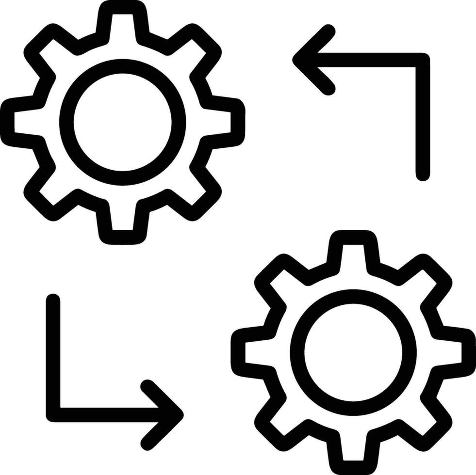 Ausrüstung Rahmen Symbol Symbol Vektor Bild. Illustration von das industriell Rad mechine Mechanismus Design Bild