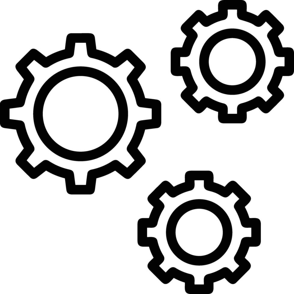 Ausrüstung Rahmen Symbol Symbol Vektor Bild. Illustration von das industriell Rad mechine Mechanismus Design Bild