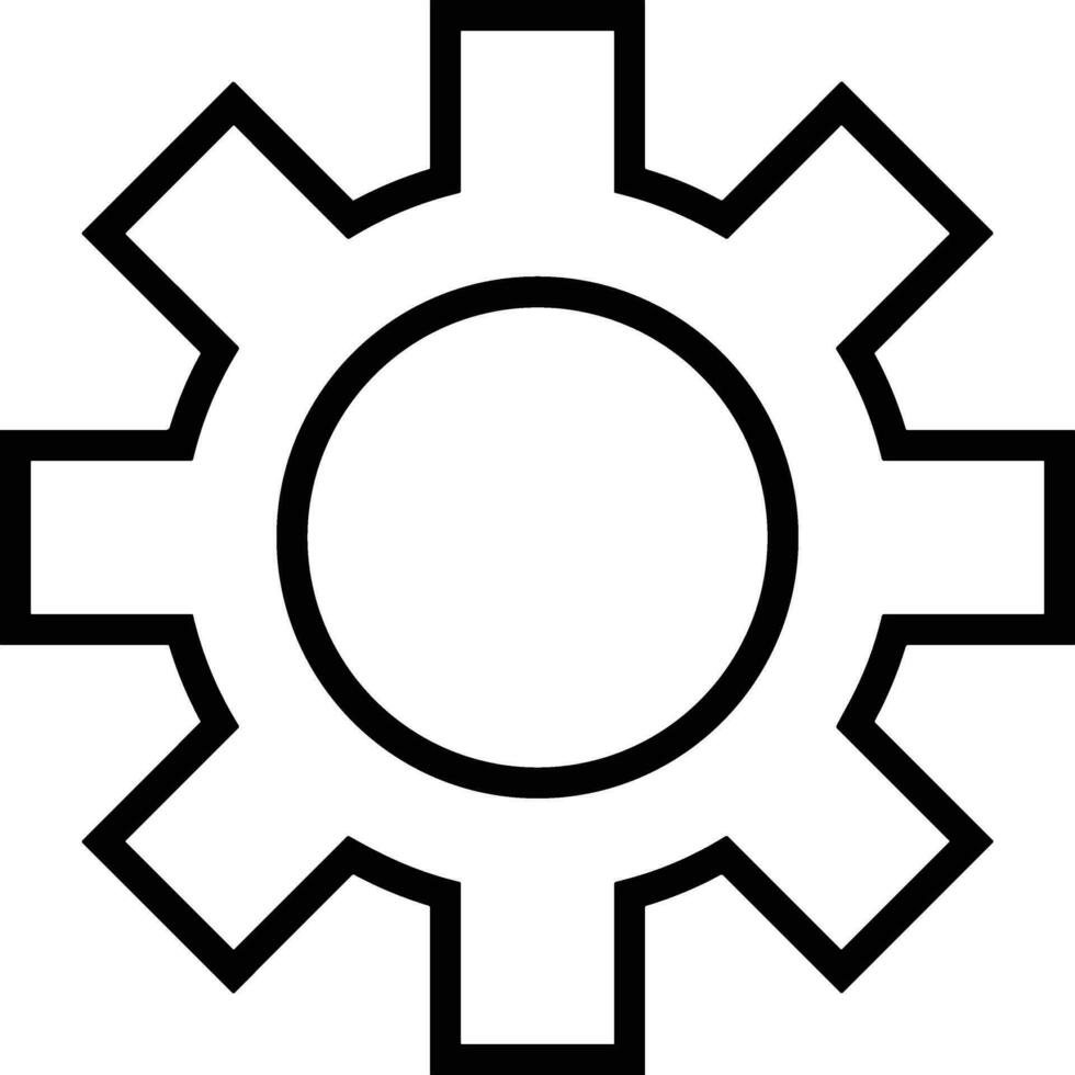 Ausrüstung Rahmen Symbol Symbol Vektor Bild. Illustration von das industriell Rad mechine Mechanismus Design Bild