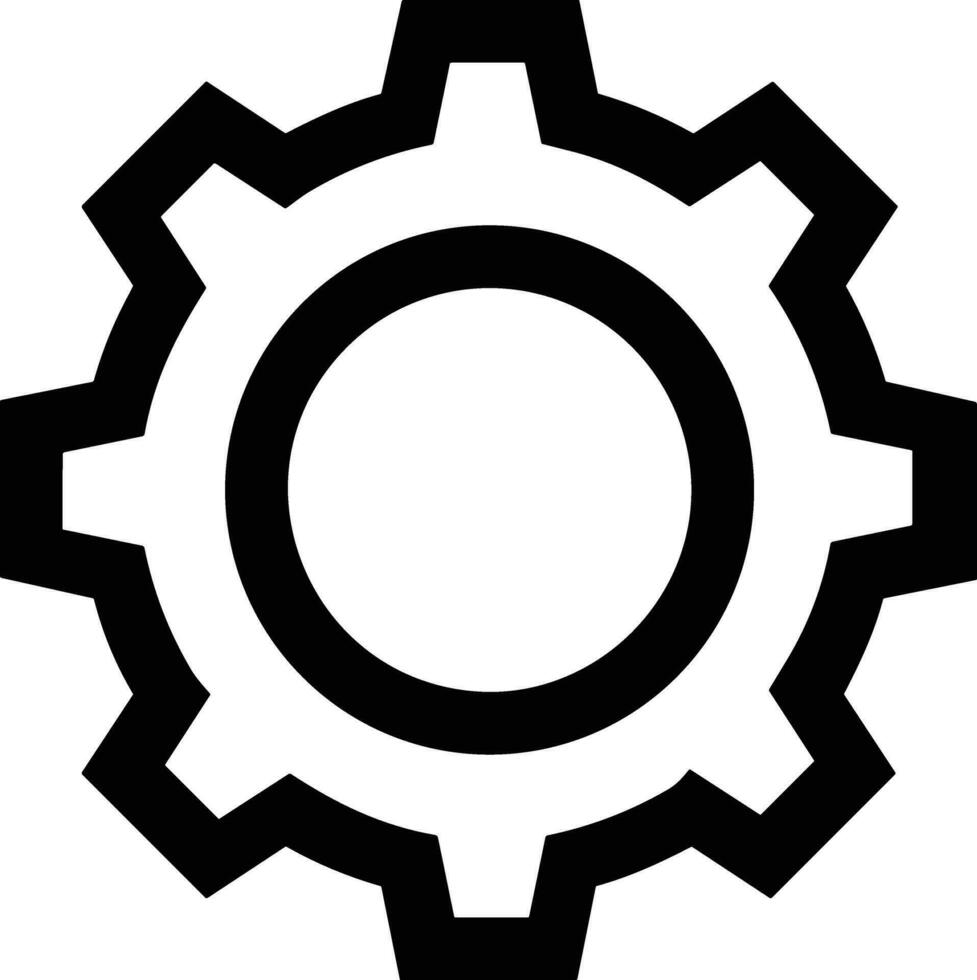 Ausrüstung Rahmen Symbol Symbol Vektor Bild. Illustration von das industriell Rad mechine Mechanismus Design Bild