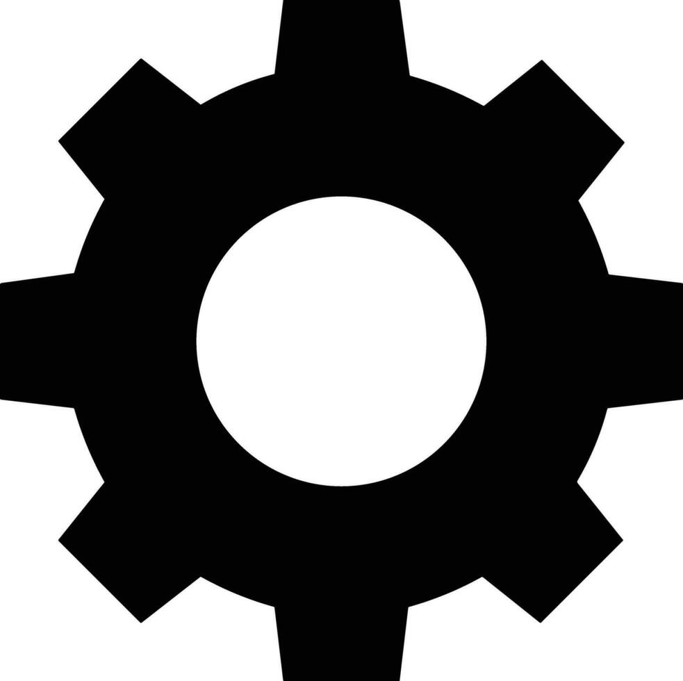 Ausrüstung Rahmen Symbol Symbol Vektor Bild. Illustration von das industriell Rad mechine Mechanismus Design Bild