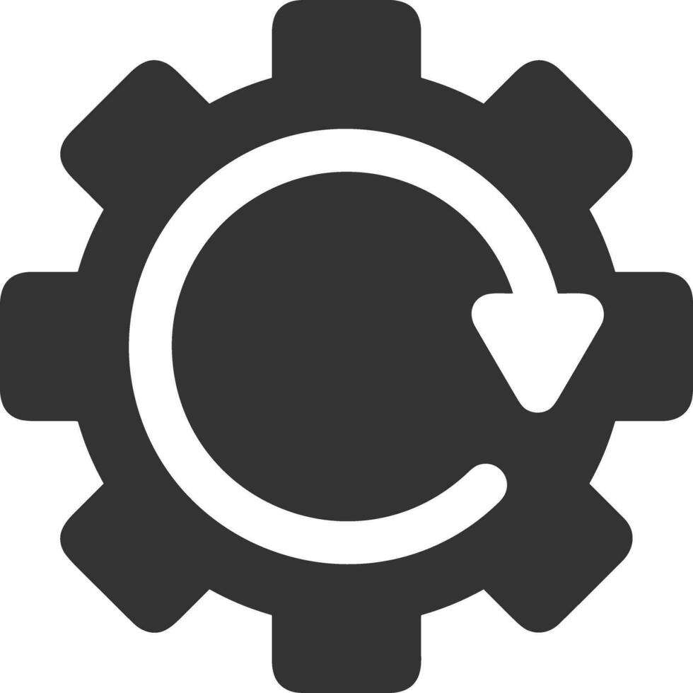 Ausrüstung Rahmen Symbol Symbol Vektor Bild. Illustration von das industriell Rad mechine Mechanismus Design Bild