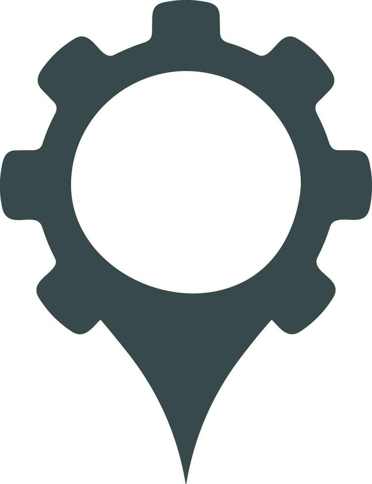 Ausrüstung Rahmen Symbol Symbol Vektor Bild. Illustration von das industriell Rad mechine Mechanismus Design Bild