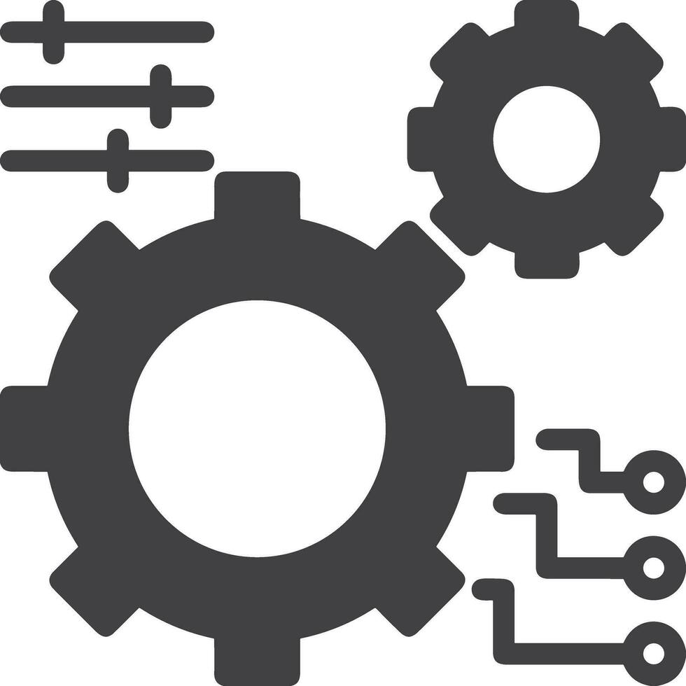 Ausrüstung Rahmen Symbol Symbol Vektor Bild. Illustration von das industriell Rad mechine Mechanismus Design Bild