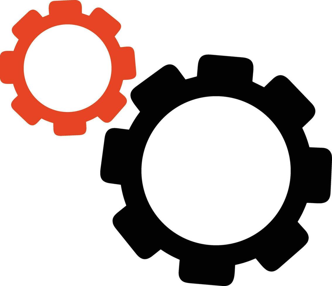 Ausrüstung Rahmen Symbol Symbol Vektor Bild. Illustration von das industriell Rad mechine Mechanismus Design Bild