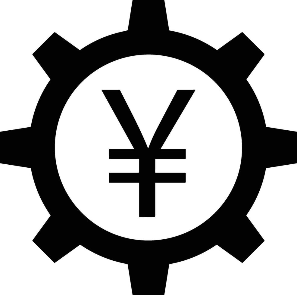 Ausrüstung Rahmen Symbol Symbol Vektor Bild. Illustration von das industriell Rad mechine Mechanismus Design Bild