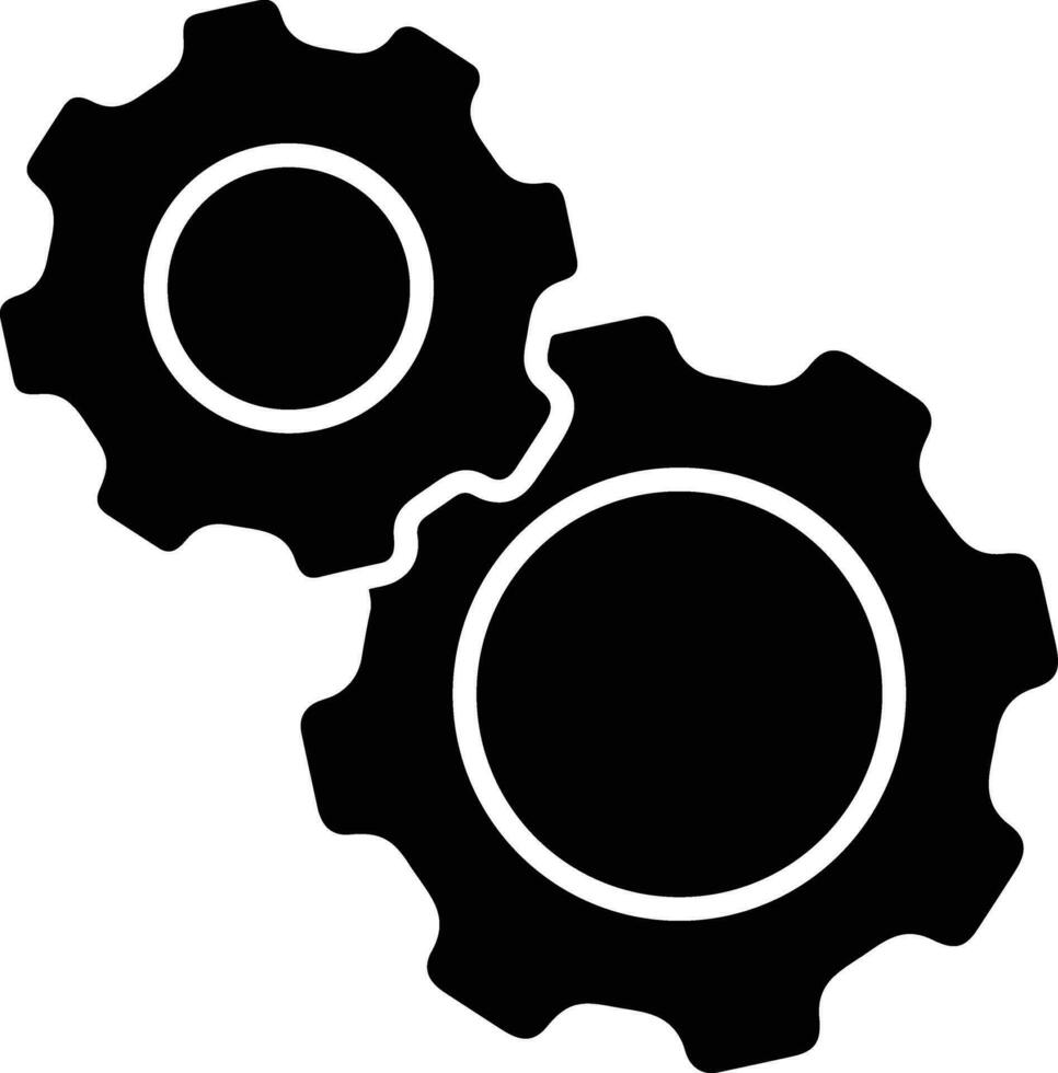 Ausrüstung Rahmen Symbol Symbol Vektor Bild. Illustration von das industriell Rad mechine Mechanismus Design Bild