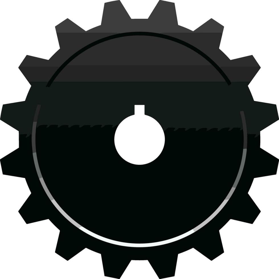 Ausrüstung Rahmen Symbol Symbol Vektor Bild. Illustration von das industriell Rad mechine Mechanismus Design Bild