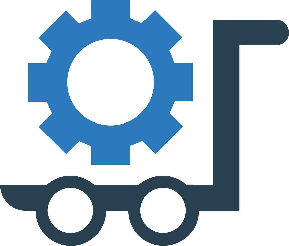 Ausrüstung Rahmen Symbol Symbol Vektor Bild. Illustration von das industriell Rad mechine Mechanismus Design Bild