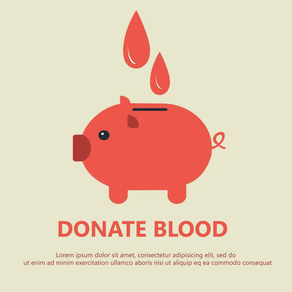 Welt Blut Spender Tag. Blut Spende Konzept. geben Blut speichern Leben. Juni 14. Welt Blut Spender Tag Bewusstsein. Hintergrund, Poster, Banner, Flyer. Vektor Illustration.