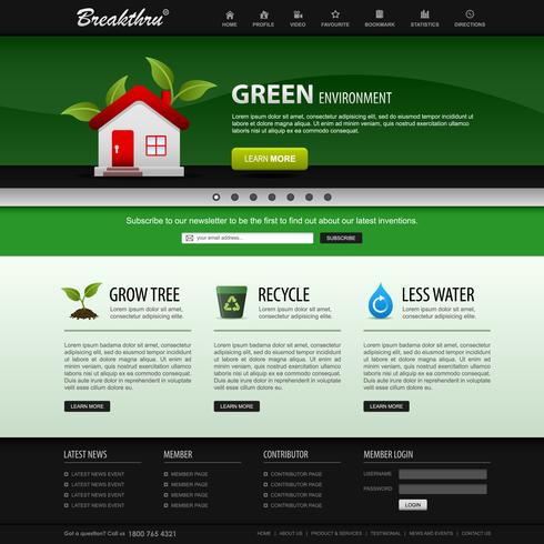 Web Design Website Element Template. vektor