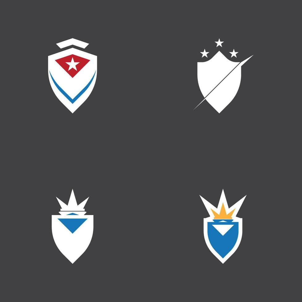 skydda skydd logotyp vektor illustration