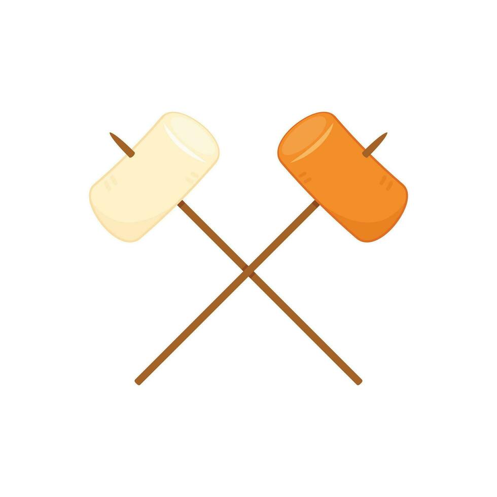 tteokbokki Nudel Vektor. Koreanisch Lebensmittel. würzig Reis Kuchen. tteokbokki Logo Design. vektor