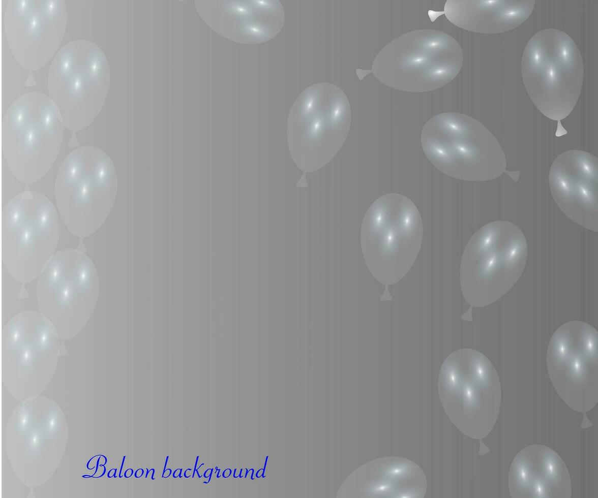 ballong bakgrund samling färgrik ballong för födelsedag och några fest. vektor