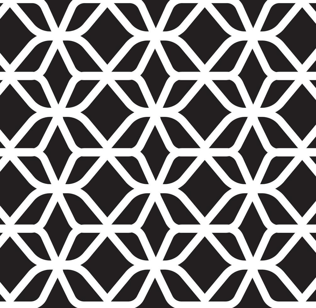 abstrakt sömlös geometrisk mönster med svartvit element vektor bakgrund.