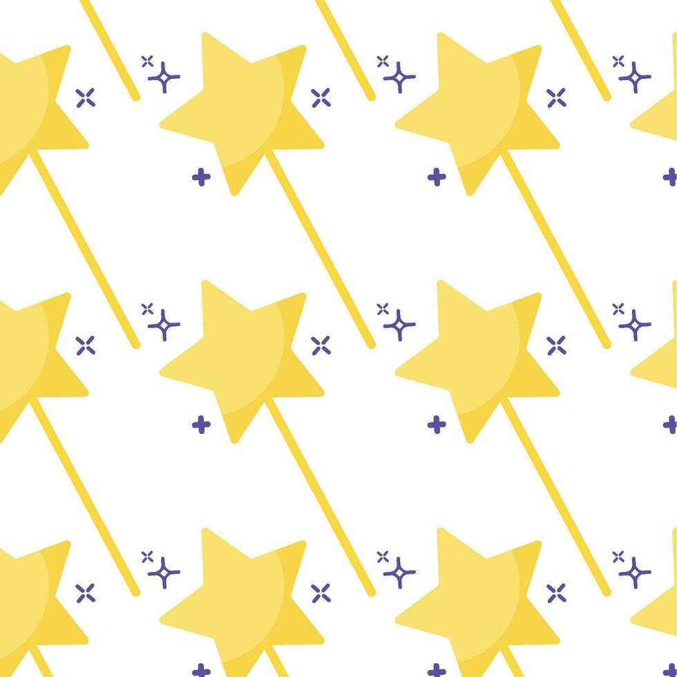 golden Star gestalten Muster Hintergrund Vektor Illustration