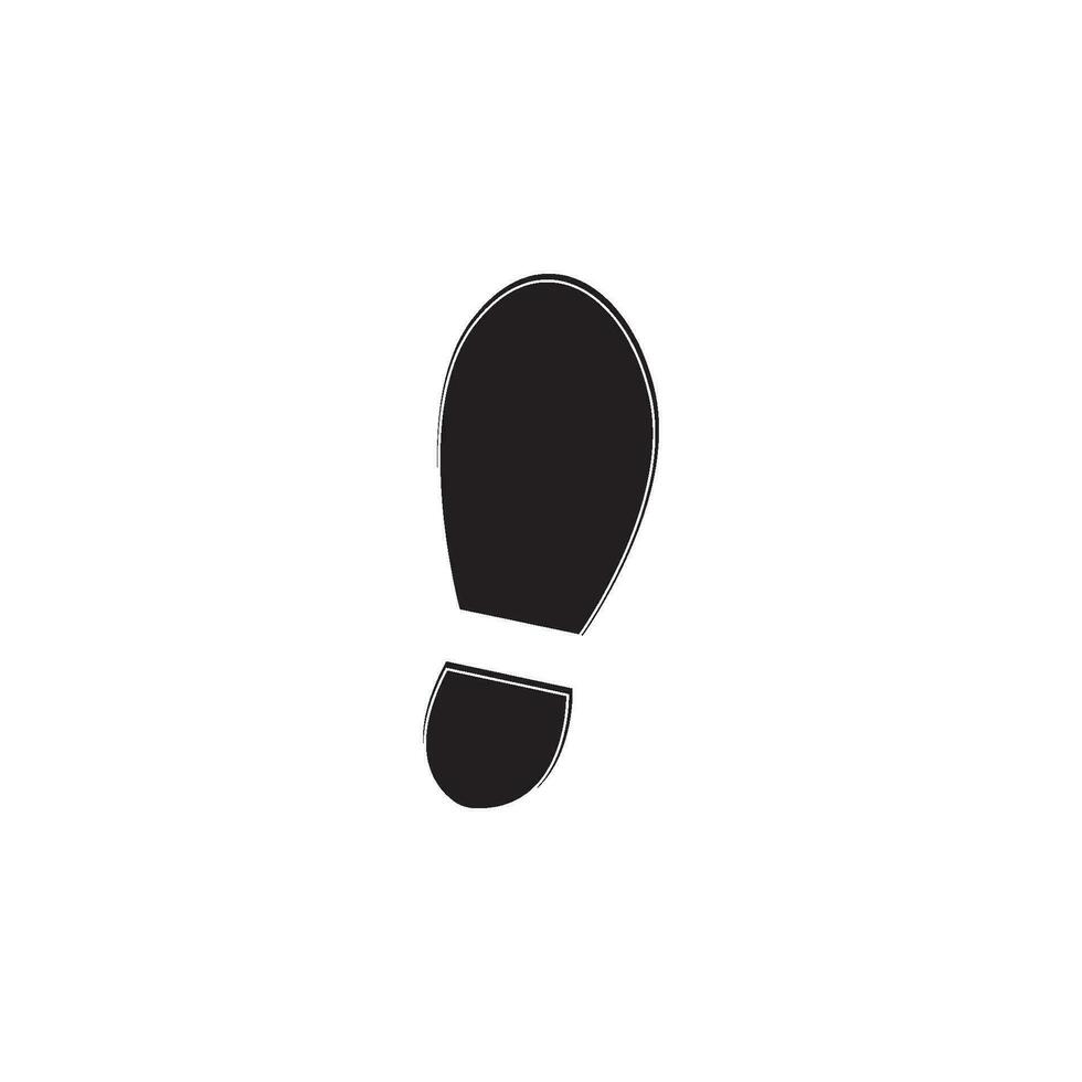 Fußabdruck Symbol Vektor